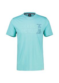 Lerros Herren T-Shirt "Lerros T-Shirt mit Brustprint"coastal blau, Gr. 6XL, 100% Baumwolle, Shirts