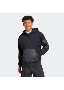 Herren Kapuzensweatshirt "M CE HD GD", schwarz, sportlich, Gr. S, adidas Sportswear, Obermaterial: 70% Baumwolle, 30% Polyester, Sweatshirts