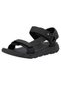 RIEKER SPORT Herren Sandale "Orlando", Gr. 43, schwarz, Textil, unifarben, sportlich, Schuhe, Sommerschuh, Outdoorsandale, Maschinenwäsche, mit