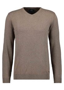 Ragman Herren V-Ausschnitt-Pullover, braun, casual, Gr. XXL, 95% Baumwolle 5% Cashmere, Pullover