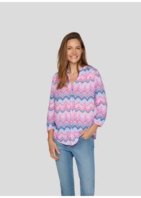 Rabe Damen Klassische Bluse "Bluse", rosa, feminin, Gr. 40, gemustert, 100%Viskose, Blusen