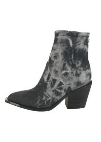 Buffalo Damen Westernstiefelette "WEST BOOT LO", Gr. 42, schwarz, Textil, modisch, Schuhe, Cowboystiefelette, Boots, Festival, in schmaler Form