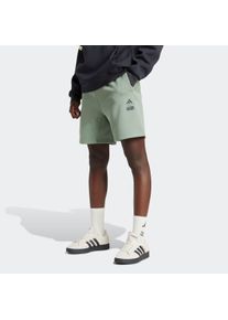 Herren Shorts "M SW TM SHO", silber, sportlich, Gr. S, adidas Sportswear, Obermaterial: 67% Polyester, 33% Baumwolle, Hosen