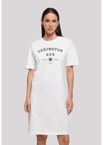 F4NT4STIC Damen Shirtkleid "Lexington Ave", weiß, casual, Gr. XS, Obermaterial: 100% Baumwolle, Kleider, Print