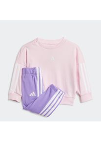 Kinder Trainingsanzug "I 3S FT JOG 240", pink, sportlich, Gr. 74, adidas Sportswear, Obermaterial: 70% Baumwolle, 30% Polyester, Sportanzüge