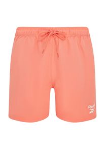 Reebok Herren Badeshorts ""Yale"", orange, sportlich, Gr. S, Microfaser, Obermaterial: 100% Polyester, Badehosen, mit Kordelzug und elastischem Bund