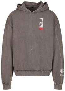 Thug Life Herren Kapuzensweatshirt "Thug Life Herren Thug Life TrojanHorse Hoody", grau, Gr. M, bedruckt, 100% Baumwolle, Sweatshirts