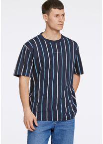 LINDBERGH Herren T-Shirt "LINDBERGH T-shirt", blau, Gr. M, Oberstoff: 100% Baumwolle, Shirts