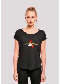 F4NT4STIC Damen T-Shirt "Pink Floyd Liquid Prism Rock Metal Musik", schwarz, casual, Gr. XS, Obermaterial: 100% Baumwolle, Shirts, Damen,Premium