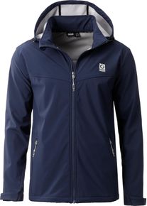 LPO Herren Softshelljacke "ELLIOT PEAK V MEN", blau, sportlich, Gr. M, 96% Polyester; 4% Elasthan, Jacken, auch in Großen Größen erhältlich
