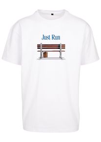 Herren T-Shirt "Upscale by Mister Tee Unisex Credits Oversize Tee", weiß, casual, Gr. 5XL, UPSCALE BY MISTER TEE, unifarben, 100% Baumwolle, Shirts