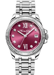 Thomas Sabo Damen Quarzuhr "DIVINE", silber, Armbanduhren, Armbanduhr,Damenuhr,Mineralglas m. Saphirbeschichtung,Edelstahlarmband