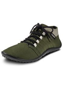 Leguano Damen Barfußschuh "BEAT", Gr. 44, grün, Textil, sportlich, Schuhe, Freizeitschuh, Halbschuh, Schnürschuh für Maschinenwäsche geeignet