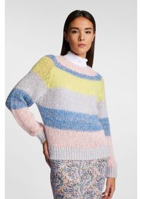 RICHROYAL Damen Strickpullover, bunt, feminin, Gr. XL, gestreift, Strick, Obermaterial: 30% Baumwolle, 22% Polyamid, 21% Polyacryl, 16% Wolle, 11%