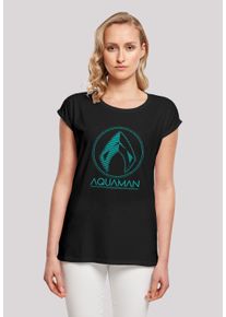 F4NT4STIC Damen T-Shirt "DC Comics Aquaman Aqua", schwarz, casual, Gr. 4XL, Obermaterial: 100% Baumwolle, Shirts, Damen,Premium