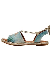 DOGO Damen Sandale "Hazel Caretta Damen Sandalen/ Sandaletten / Female", Gr. 41, blau, Lederimitat, Schuhe, Vegan