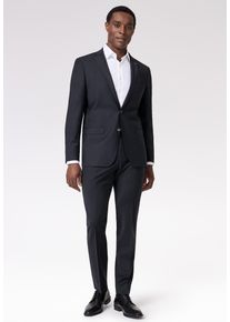 Roy Robson Herren Hosenanzug "Slim Fit", schwarz, Gr. 27, 85% Schurwolle, 11% Polyamid, 4% Elasthan, Anzüge