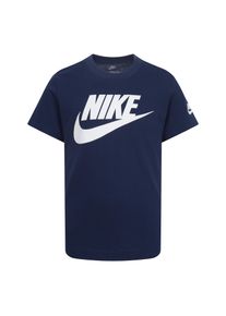 Nike Sportswear Kinder T-Shirt "NKN FUTURA EVERGREEN", blau, sportlich, Gr. 98, Obermaterial: 60% Baumwolle, 40% Polyester, Shirts, für Kinder