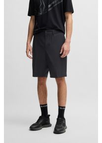 BOSS Green Herren Shorts "S Speedflex", schwarz, casual, Gr. 50, unifarben, Web, Obermaterial: 100% Elastomultiester, Hosen, in klassischer Form