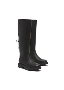 Timberland Damen Stiefel "BRIMFIELD TALL ZIP UP BOOT", Gr. 40, schwarz, Leder, sportlich, Schuhe, Winterschuhe, Winterstiefel