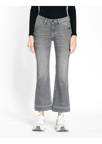 Gang Damen Schlagjeans "Gang Jeans Bootcut Flared 94MAXIMA KICK", grau, Gr. 30, 99% Baumwolle, 1% Elasthan, Jeans