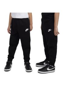 Nike Sportswear Kinder Jogginghose, schwarz, sportlich, Gr. 122, unifarben, Jersey, Obermaterial: 60% Baumwolle, 40% Polyester, Hosen, für Kinder