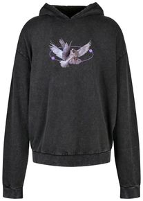 Herren Sweatshirt "Upscale by Mister Tee Vive la Liberte Oversize Hoody", schwarz, Gr. S, UPSCALE BY MISTER TEE, unifarben, 100% Baumwolle,