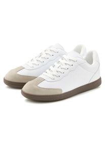 ELBSAND Damen Sneaker "Freizeitschuh", Gr. 42, weiß, Obermaterial: 90% Lederimitat, 10% Rindsleder. Futter: 100% Textilmaterial. Decksohle: 100%