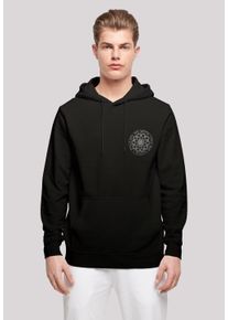 F4NT4STIC Herren Kapuzenpullover "Darts Board Dartscheibe", schwarz, casual, Gr. 4XL, Obermaterial: 50% Baumwolle, 50% Polyester, Pullover, Print
