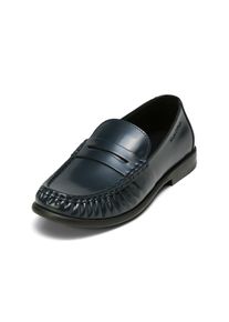 Marc O'Polo MARC O'POLO Damen Loafer "aus verdeltem Rindleder", Gr. 39, blau, Obermaterial: 100% Leder, unifarben, Schuhe