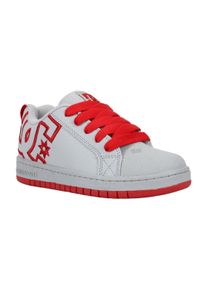 DC Shoes Kinder Sneaker "Court Graffik", Gr. 11, rot, Nubukleder- und/oder Lederobermaterial Leichte Mesh Zunge Mit Schaumstoff gepolsterte Zunge und
