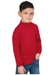TRIGEMA Kinder Rollkragenshirt "TRIGEMA Langarm Ski- und Sport-Rollkragenpullover", braun, Basic, Gr. 104, 100% Baumwolle (Bio-Baumwolle kbA), Shirts