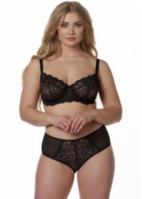 After Eden D-cup & up Damen Panty "BO", AFTER EDEN D-CUP & UP, Gr. M, schwarz, Obermaterial: 86% Polyamid, 14% Elasthan, unifarben, Unterhosen, mit eleganter Spitze