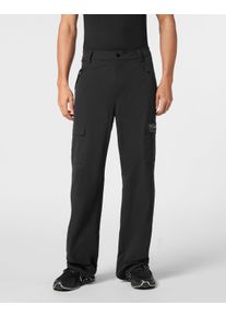 Plein Sport Herren Cargohose "Scratch", schwarz, Gr. XXXL, Obermaterial: 89% Polyamid, 11% Elasthan, Hosen