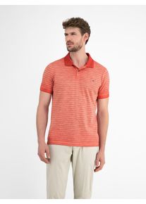 Lerros Herren Poloshirt, rot, casual, Gr. S, gestreift, Obermaterial: 100% Baumwolle, Shirts, mit Logo Stickerei