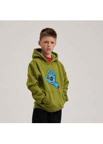 Santa Cruz Kinder Kapuzensweatshirt "YOUTH SCREAMING HAND HOOD", grün, sportlich, Gr. 158, Obermaterial: 65% Polyester, 35% Baumwolle, Sweatshirts