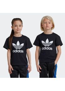 Kinder T-Shirt "TREFOIL TEE", schwarz, sportlich, Gr. 116, adidas originals, Obermaterial: 100% Baumwolle, Shirts