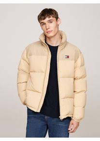 Tommy Jeans Herren Steppjacke "TJM CORD MIX ALASKA PUFFER", gold, casual, Gr. XXL, Web, Obermaterial: 100% Polyamid, Jacken, mit Cord-Einsätze auf