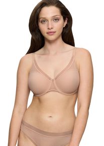 Triumph Damen Minimizer-BH "Infinite Sensation W01", Gr. 95smooth natur, Mesh, Microtouch, Obermaterial: 78% Polyamid, 22% Elasthan, unifarben, Mesh,
