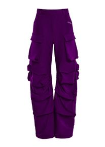 WINSHAPE Damen Sporthose "Functional Comfort Cargo Pants CP101C", lila, Gr. M, 85% Polyester, 15% Elasthan, Hosen, mit Taschen