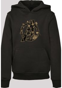 F4NT4STIC Jungen Hoodie "F4NT4STIC Kinder", schwarz, Gr. 122, unifarben, 65% Baumwolle, 35% Polyester, Sweatshirts