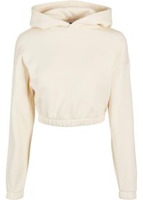 Urban Classics Damen Kapuzenpullover "Urban Classics Damen Ladies Short Oversized Sweat Hoody", beige, casual, Gr. XL, unifarben, 65% Baumwolle, 35%