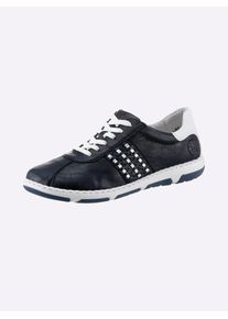 Rieker Damen Sneaker, Gr. 41, blau, Lederimitat, sportlich, Schuhe