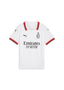 Puma Kinder Trainingstop "ACM AWAY JERSEY REPLICA JR", weiß, sportlich, Gr. 176, unifarben, Web, Obermaterial: 100% Polyester, Tops, Fußballtrikot -