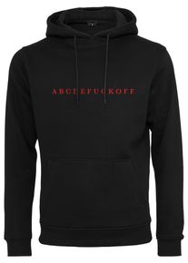 MisterTee Herren Kapuzensweatshirt "MisterTee Herren ABC Hoody", schwarz, Gr. M, unifarben, 65% Baumwolle, 35% Polyester, Sweatshirts