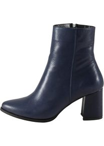 Andrea Conti Damen Stiefelette, Gr. 38, blau, Nubukleder, Rindsleder, Leder, feminin, Schuhe