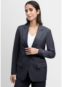 Cinque Damen Jackenblazer "CILIGHT", blau, casual, Gr. 36, unifarben, Web, Obermaterial: 53% Polyamid, 43% Schurwolle, 4% Elasthan, Blazer, Mit