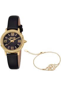 Damen Quarzuhr "Fidenza", gold, JUST cavalli time, Armbanduhren, Armbanduhr, Damenuhr, Kristallsteine, Edelstahlarmband, Geschenkidee