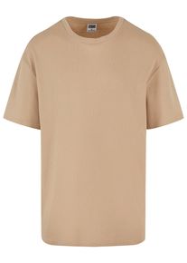 Urban Classics Herren T-Shirt "Urban Classics Herren Waffle Tee", beige, casual, Gr. XL, unifarben, 65% Polyester, 35% Baumwolle, Shirts