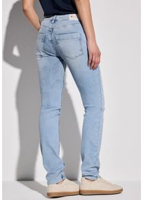 Street One Damen Comfort-fit-Jeanssuper bleach washed, casual, Gr. 31, unifarben, Jeans, 89% Baumwolle, 8% Polyester, 3% Elasthan, Jeans, High Waist